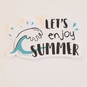 10/$10 Let's Enjoy Summer Sticker
